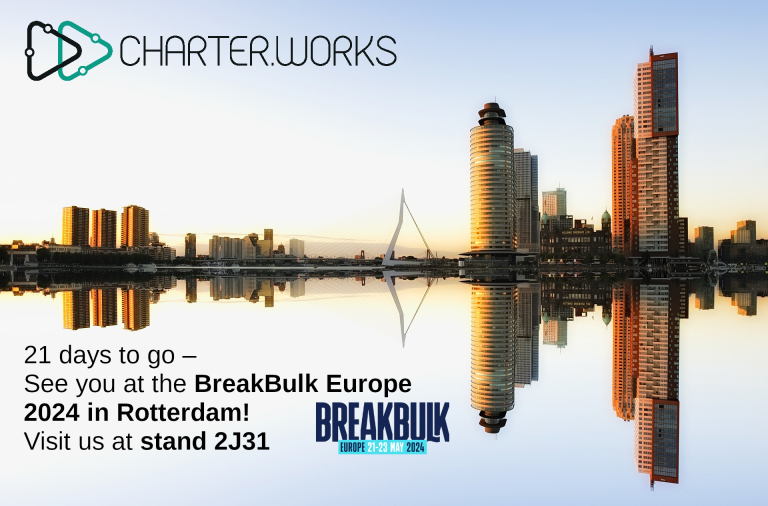 Save the date: Breakbulk Europe 21-23 May 2024 in Rotterdam is coming…
